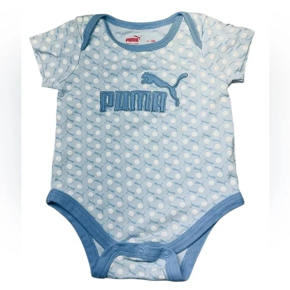 PUMA 🍼 Baby Boys 4-Piece Set – Size 0-3 Months 💙 - Picture 7 of 11